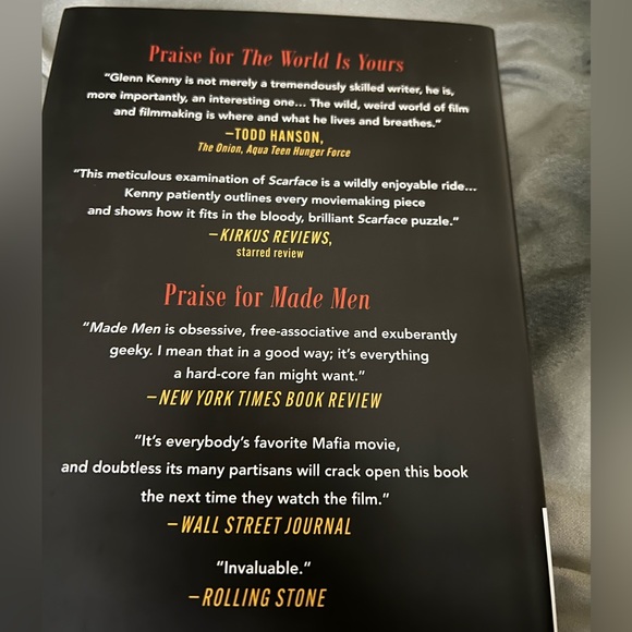 “The World Is Yours” Scarface story hard copy book. - Picture 2 of 2